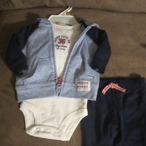3 Piece Sweat set for NewBorn by Carter